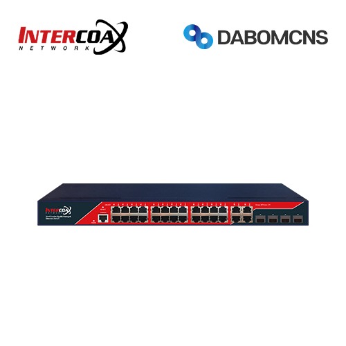 INTERCOAX IXA-24G-L2M-4C 24 Port Gigabit Ethernet Switch